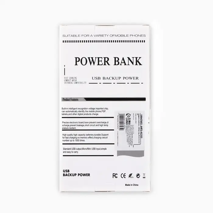 Внешний аккумулятор PB-16, 8000 мАч, чёрный