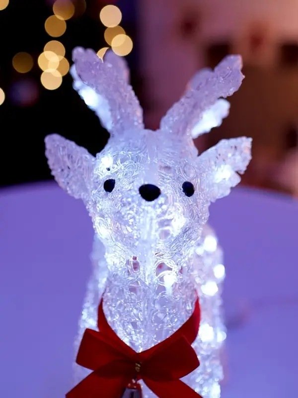 Светильник фигура светодиодная «Олень», 40 см, 50 LED, 220V, БЕЛЫЙ Светильник фигура светодиодная «Олень», 40 см, 50 LED, 220V, БЕЛЫЙ