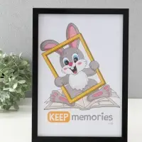 Фоторамка "Формат" 21х30 см,  с подножкой, набор 3 шт, (пластиковый экран), чёрный