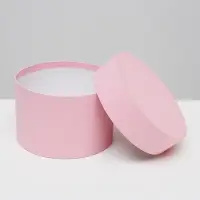 Набор круглых подарочных коробок 5 в 1 &laquo;Дымка&raquo;, 23&times;23&times;14 - 15&times;15&times;10 см
