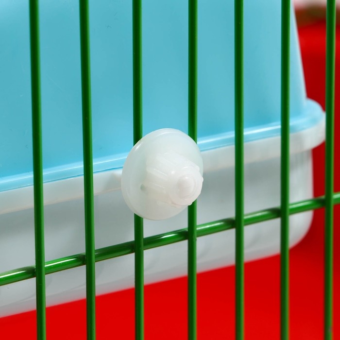 Туалет для грызунов с фигурным входом, 10,4 х 8,3 х 8,6 см, синий Туалет для грызунов с фигурным входом, 10,4 х 8,3 х 8,6 см, синий