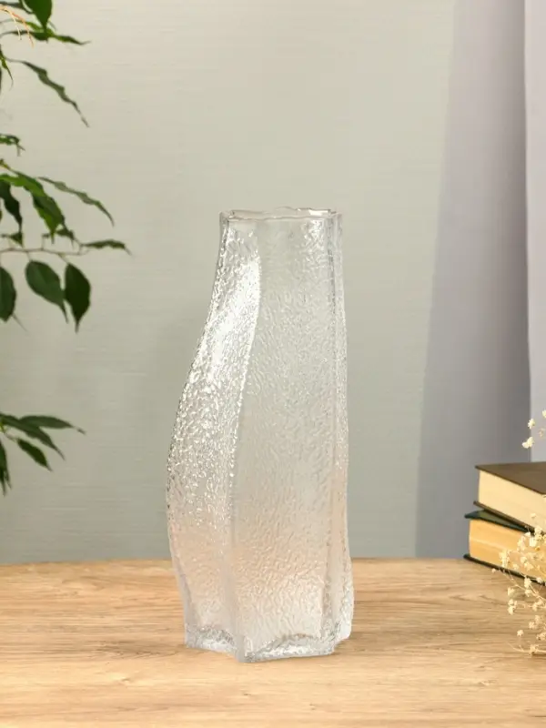 Ваза стекло настольная Ваза стекло настольная "Дженис" 30х13,5х9,5 см, прозрачный