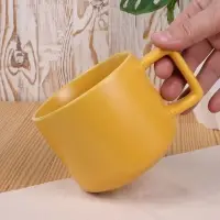 Чашка Jumbo в коробке матовая, желтая