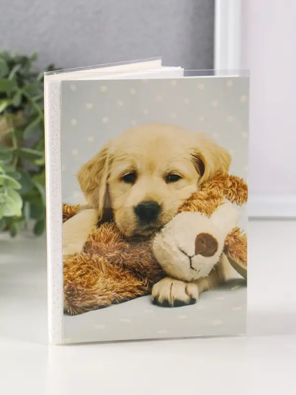 Фотоальбом 36 фото 10X15см, "Щенок", ПП карм.,мягкая обложка