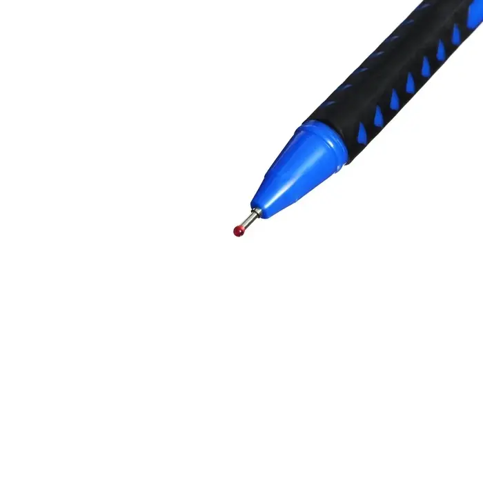 Ручка шариковая Berlingo. Triangle Twin, синий стержень, игольчатый узел 0.7 мм