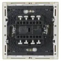 FORTE&PIANO Выключатель 2-клавишный проходной 10А FP407 ваниль IEK