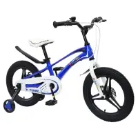 Велосипед детский BIBITU TURBO, диаметр колёс 18", со съёмными колёсами, синий