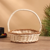 Корзина плетеная 23x23x23 см, ротанг