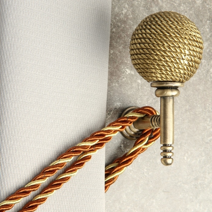 Крючок для штор KS100 CAPPIO, однорожковый, цвет бронза, 2 шт Крючок для штор KS100 CAPPIO, однорожковый, цвет бронза, 2 шт