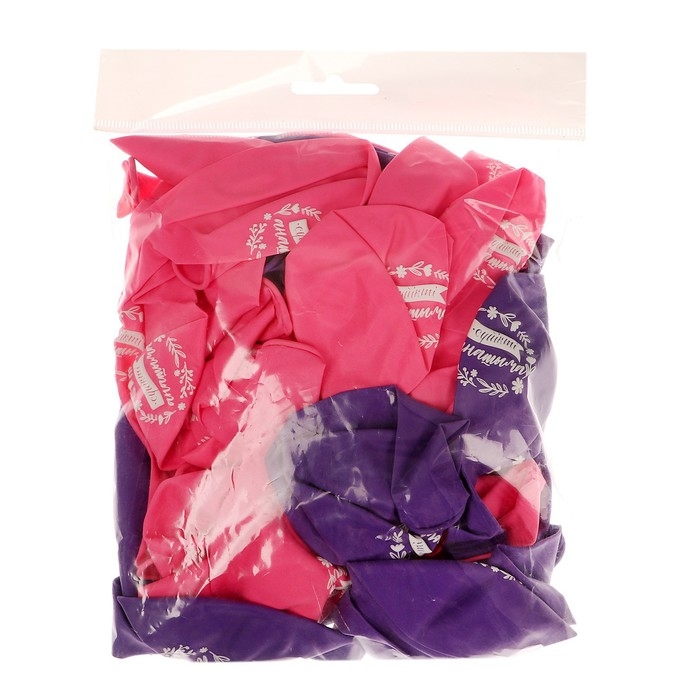 Воздушные шары латексные 12" &laquo;Мамочке&raquo;, 50 шт., kz