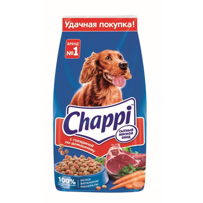 Сухой корм Chappi для собак, с говядиной по-домашнему, 15 кг Сухой корм Chappi для собак, с говядиной по-домашнему, 15 кг