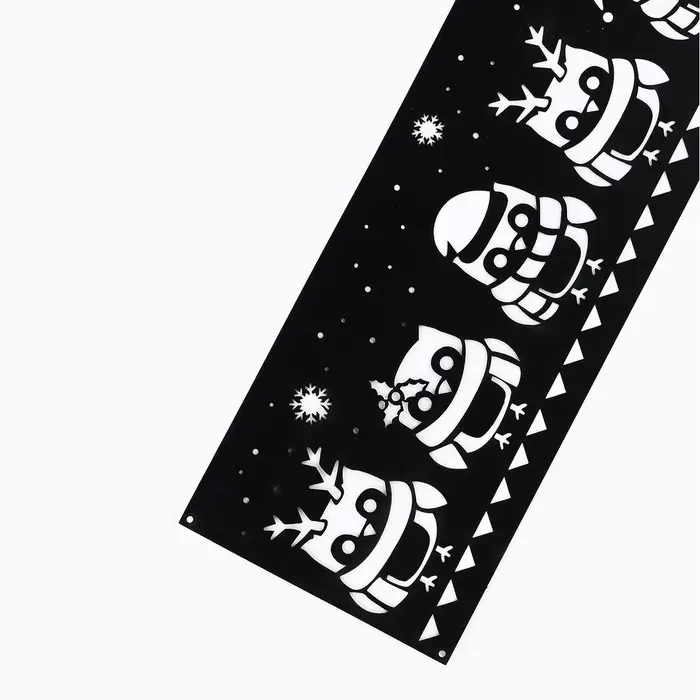 Набор трафаретов для выпечки «Новогоднее настроение», 32×10 см Набор трафаретов для выпечки «Новогоднее настроение», 32×10 см