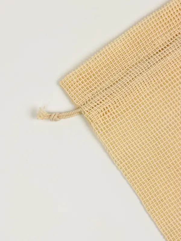 Хлопковый мешочек для украшений, подарков и трав, текстиль &laquo;Эко&raquo;, 24.5&times;15 см, набор 5 шт.