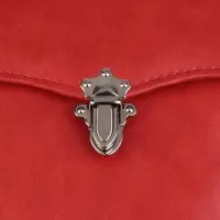 Застёжка для сумки, 3.2×4.5 см, цвет серебряный