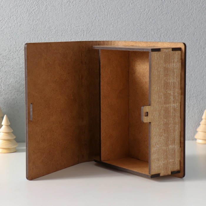 Новогодняя копилка-шкатулка  Новогодняя копилка-шкатулка "Богатства" 14х12х5 см