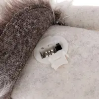 Фигура текстиль «Гном лосяш в зелёном» 33×12×18 см, 1 LED, от батареек AG13×3, свечение тёплое белое