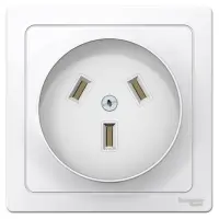 BLANCA скрытой установки розетка силовая 2р+n, 32а, 250в, белый