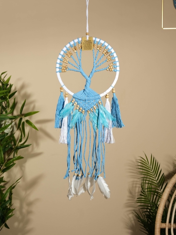 Ловец снов Ловец снов "Голубое дерево" 22х60 см.