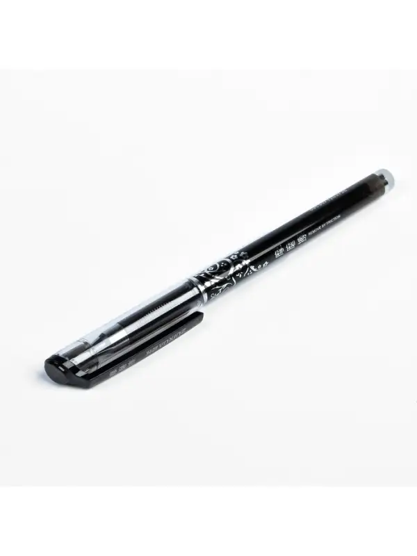 Стираемая ручка, гелевая, чёрный стержень, узел 0.5 мм