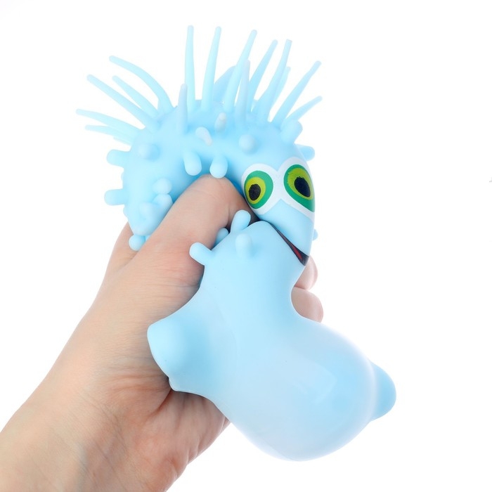 Мяч детский резиновый ёжка световой «Улыбака», цвета МИКС, в шоубоксе Мяч детский резиновый ёжка световой «Улыбака», цвета МИКС, в шоубоксе