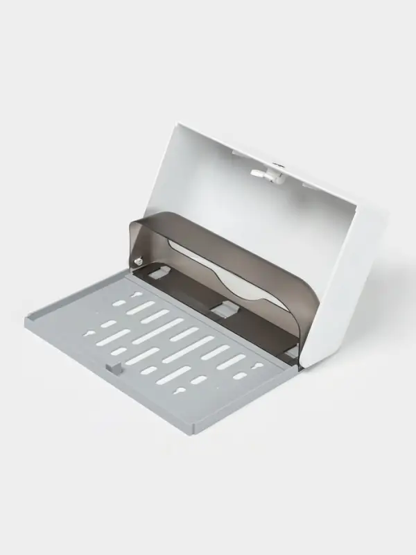 Диспенсер для бумажных полотенец в листах SAVANNA, пластик, белый