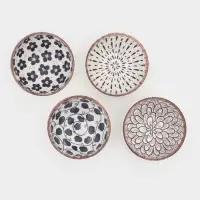 Набор пиал 4 шт    Доляна "Scandy" 350 мл