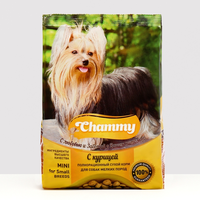 Сухой корм Chammy для собак, курица, 600 г Сухой корм Chammy для собак, курица, 600 г