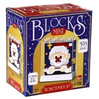 UNICON Конструктор "Mini Blocks", 393 детали, Дед Мороз UNICON Конструктор "Mini Blocks", 393 детали, Дед Мороз