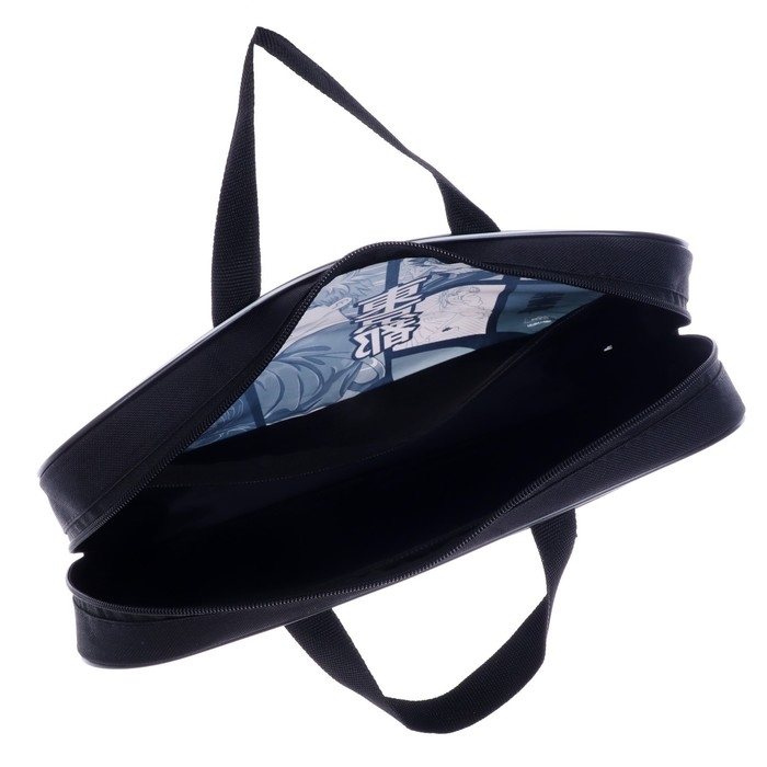 Папка с ручками текстильная А4, 350 х 270 х 70 мм, Calligrata,  Папка с ручками текстильная А4, 350 х 270 х 70 мм, Calligrata, "Аниме"