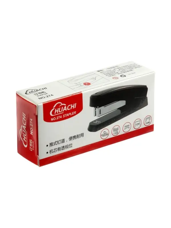 Cтеплер №10, 20 листов, чёрный