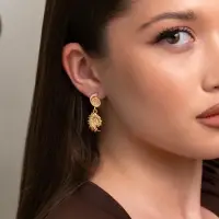 Серьги металл &laquo;Ракушки&raquo;, цвет золото