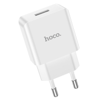 Сетевое зарядное устройство Hoco C106A, 1 USB, 2.1 А, белое