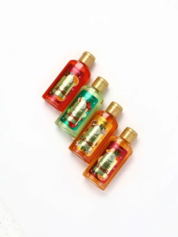 URAL LAB Арома Саунд Набор "Тепла и уюта в Новом году", 4 геля для душа,4х100