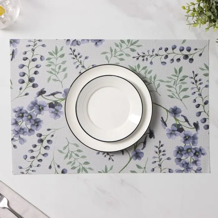 Салфетки сервировочные на стол Доляна &laquo;Весенняя нежность&raquo;, 4 шт., 30&times;45 см