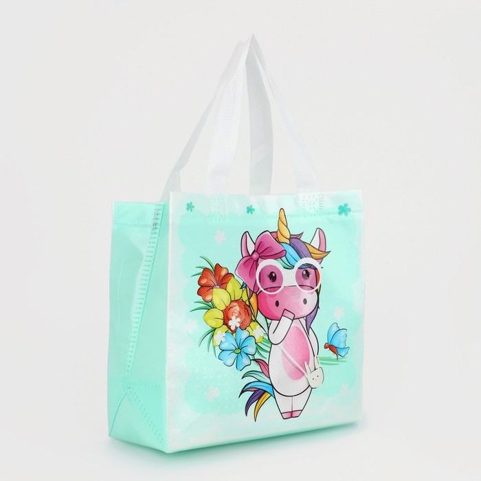 Сумка детская без застежки, цвет бирюзовый Сумка детская без застежки, цвет бирюзовый