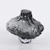 Ваза &laquo;Джино&raquo;, 16&times;19 см, стекло. чёрная