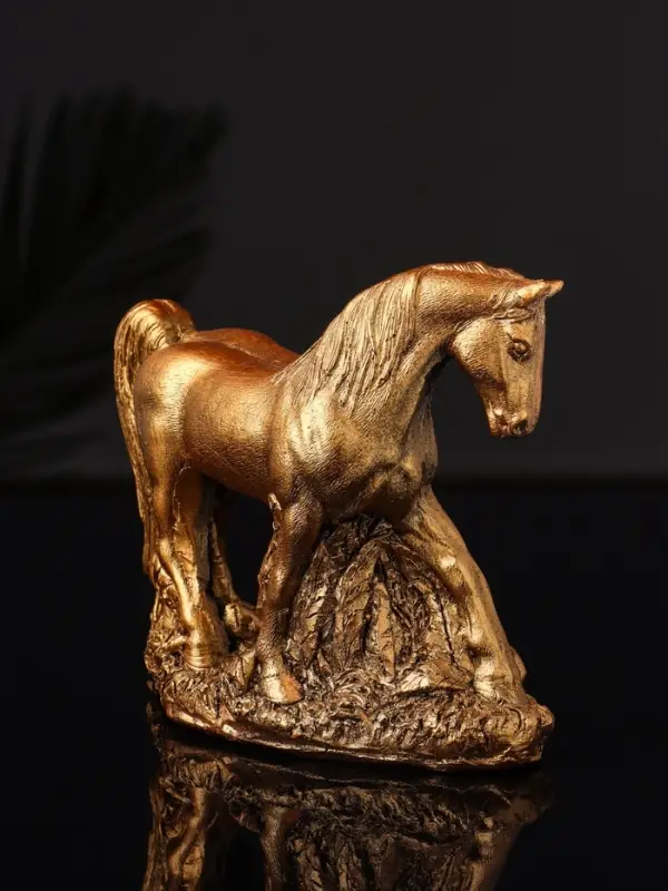 Фигура "Конь Граф" 11х13х5 см, бронза