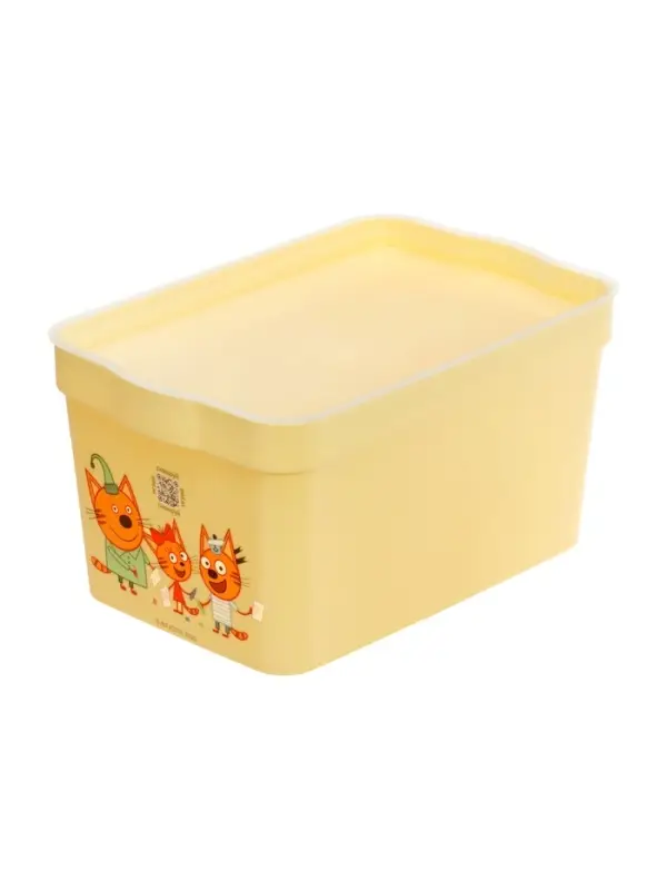 Детский ящик для хранения Три Кота 2,3 л Детский ящик для хранения Три Кота 2,3 л