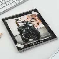 Тетрадь в клетку, 48 л., А5, на скрепке, блок №2 «Мотоцикл» МИКС Тетрадь в клетку, 48 л., А5, на скрепке, блок №2 «Мотоцикл» МИКС