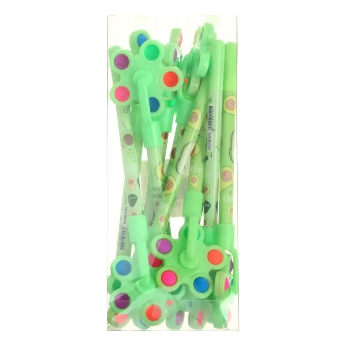 Ручка - прикол «Авокадо со спинером» гелевая, МИКС (штрихкод на штуке)