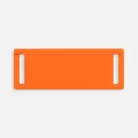 Лейбл из ПВХ Kova, оранжевый неон