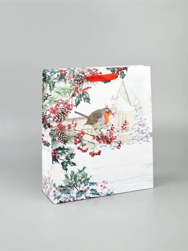 Набор пакетов &laquo;Новый год&raquo;, 3 шт,  26 &times; 30 &times; 9 см