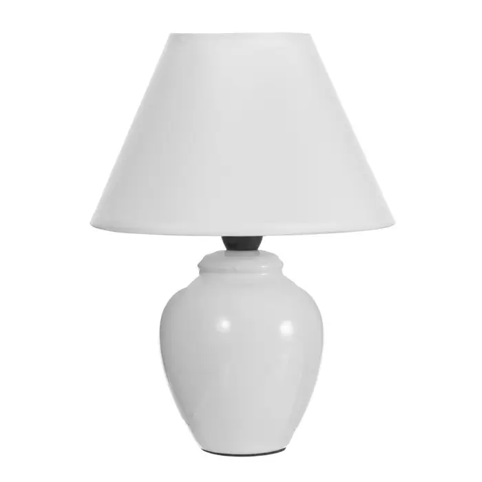 Лампа настольная &laquo;Азалия &raquo;E14, 220V, белая RISALUX