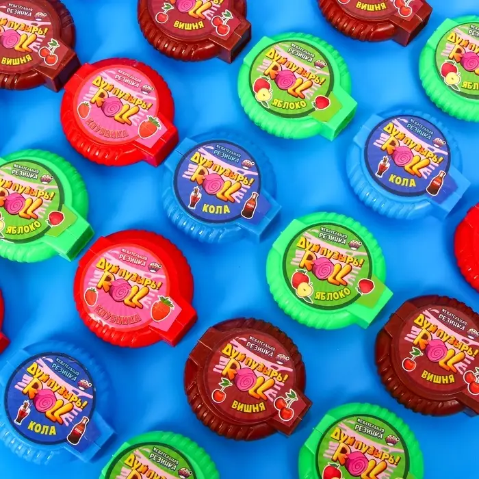 Жевательная резинка «Дуй пузырь! ROLL» 10 г Жевательная резинка «Дуй пузырь! ROLL» 10 г