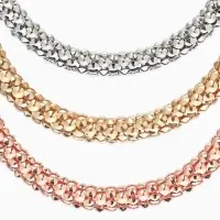 Браслет "Стиль" (набор 3шт) плетение, тянется, цветной 7см