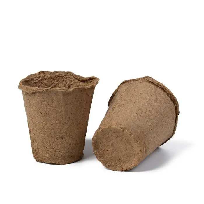 Набор для рассады: торфяной горшок 6×6 см, кассета на 6 ячеек, 17.5×13.5 см, Greengo