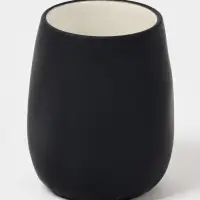 Набор для ванной SAVANNA Soft, 2 предмета, мыльница, стакан, чёрный