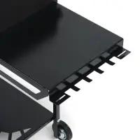 Мангал GrilMe MAX, 115&times;35&times;83 см, сталь 2 мм, термометр, 2 полки, колёса
