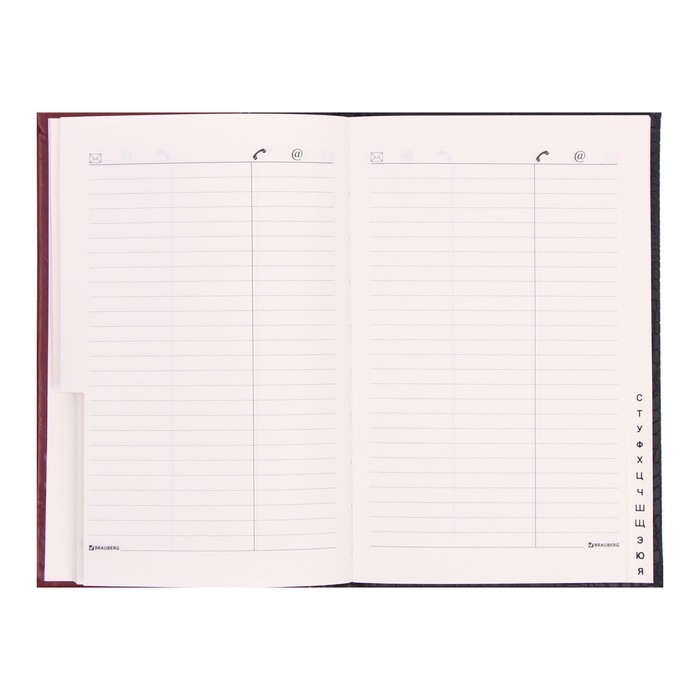 Телефонная книга А5, 136 х 202 мм, 96 листов, Cayman, вырубной алфавит, комбинированная кожа Телефонная книга А5, 136 х 202 мм, 96 листов, Cayman, вырубной алфавит, комбинированная кожа