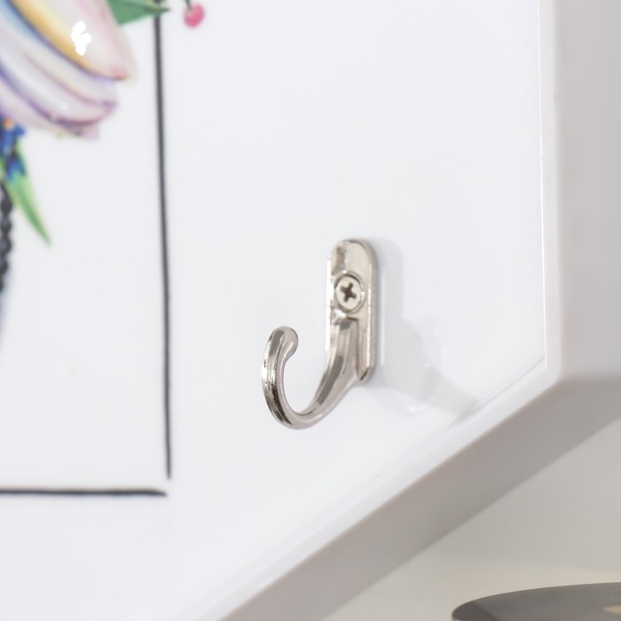 Крючки декоративные 3 крючка Крючки декоративные 3 крючка "Тюльпаны в пакете" 34х30 см